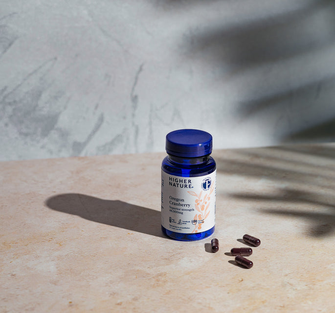 Brand New Cranberry Supplement for Urinary Tract Infection Support - Higher Nature