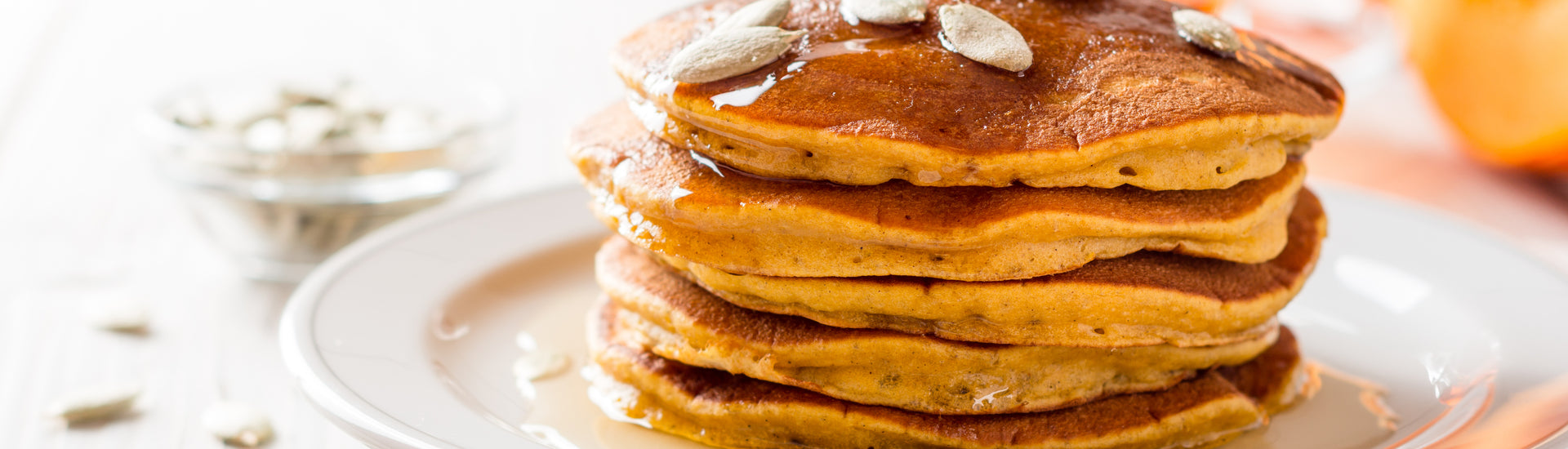 Mini pumpkin pancakes recipe