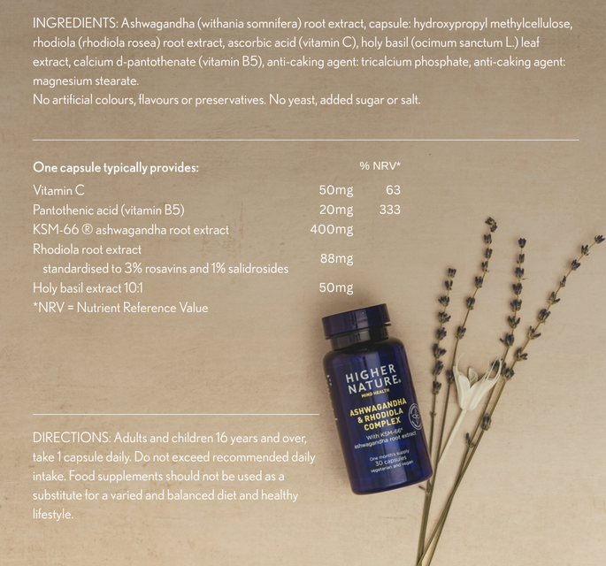 Ashwagandha & Rhodiola Complex