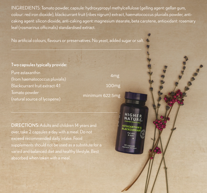 Astaxanthin & Blackcurrant