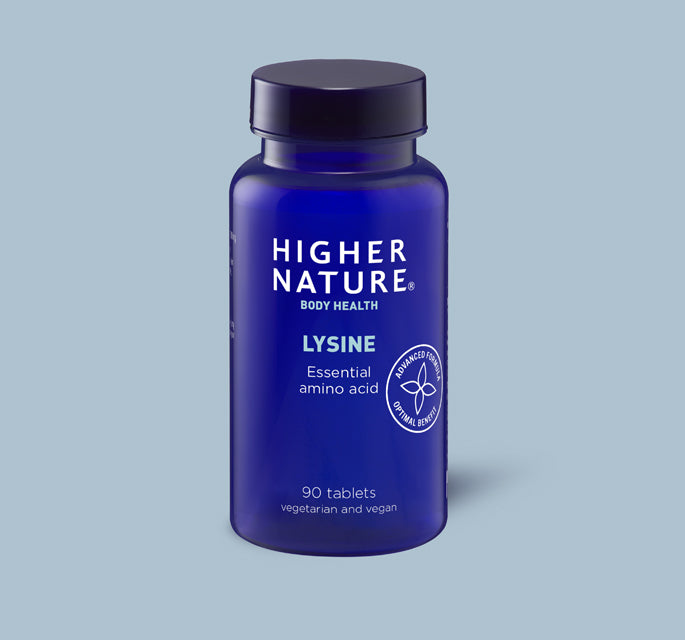 L-Lysine 500mg | Natural Cold Sore Prevention | Vegan | Higher Nature L-Lysine 500mg | Natural Cold Sore Prevention | Vegan | Higher Nature
